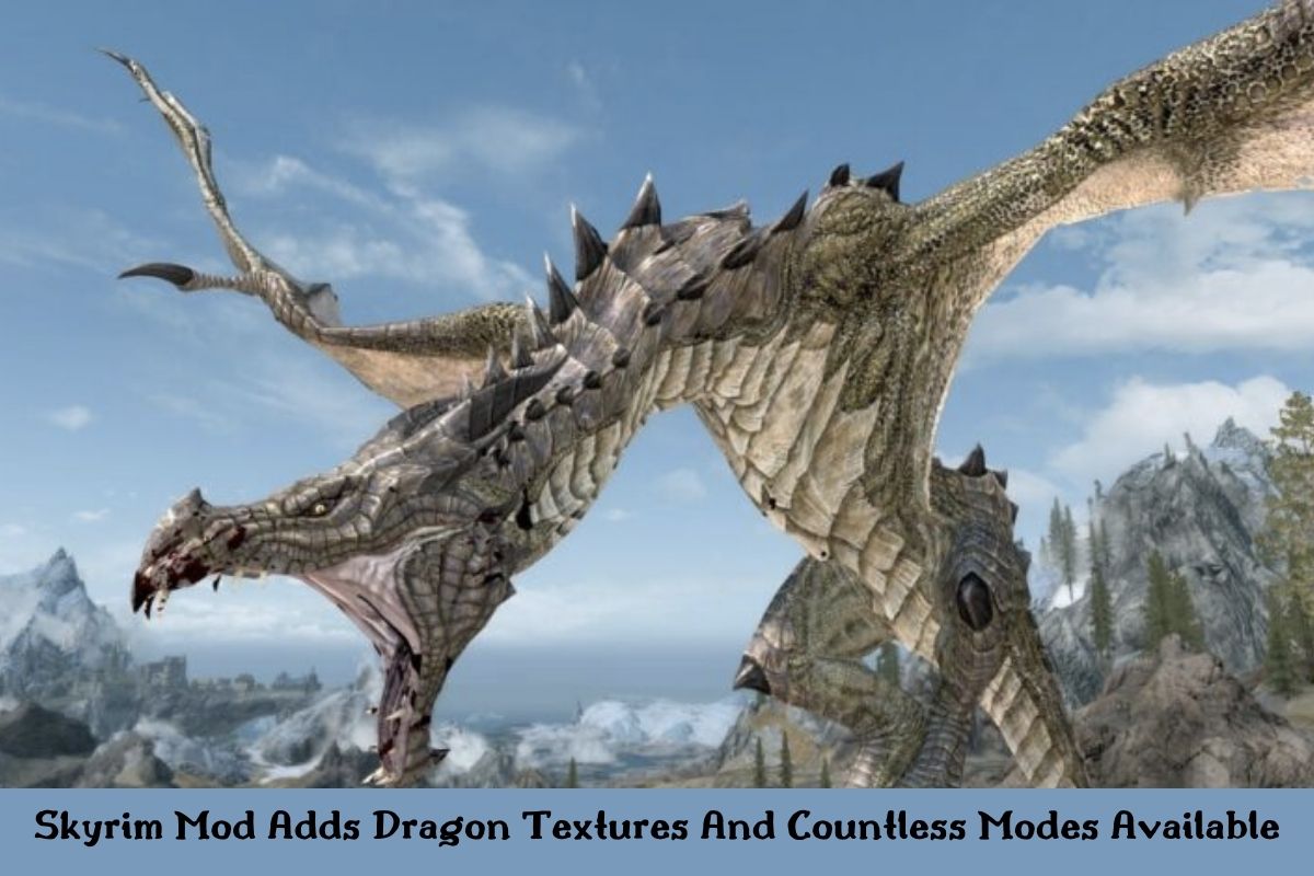 Skyrim Mod Adds Dragon Textures Countless Modes Available