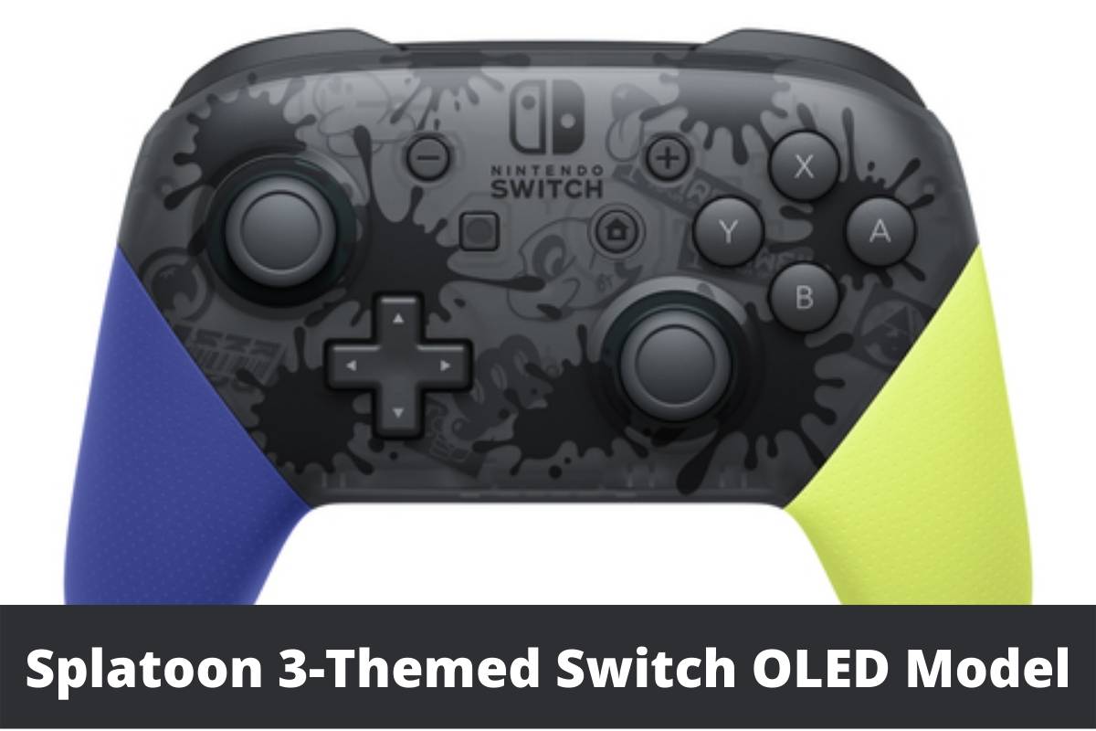 Splatoon 3-themed Switch OLED model