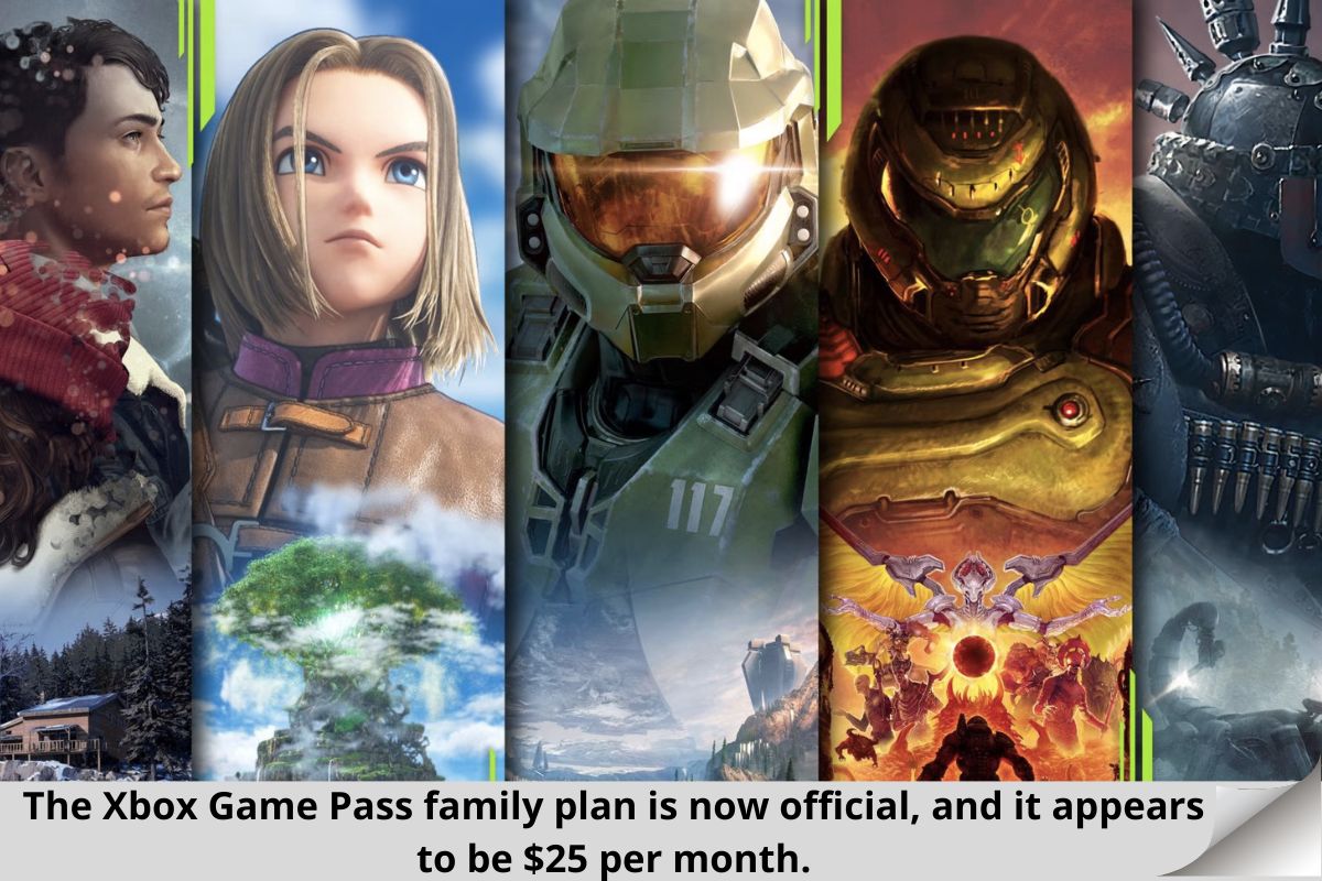 The Xbox Game Pass family plan is now official, and it appears to be $25 per month.