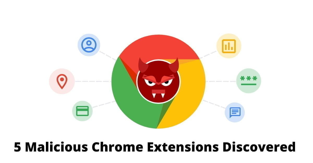 5 Malicious Chrome Extensions Discovered By Mcafee