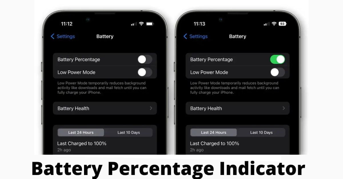 Battery Percentage Indicator