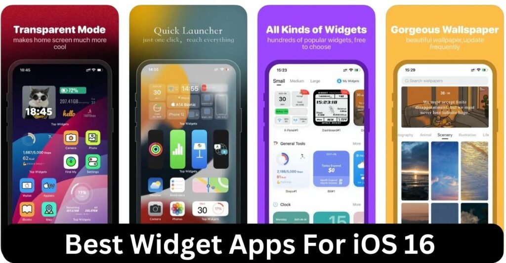 Best Widget Apps For iOS 16