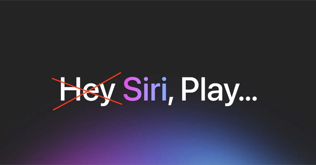 Apple Would Like To Replace The 'Hey Siri' Trigger Command