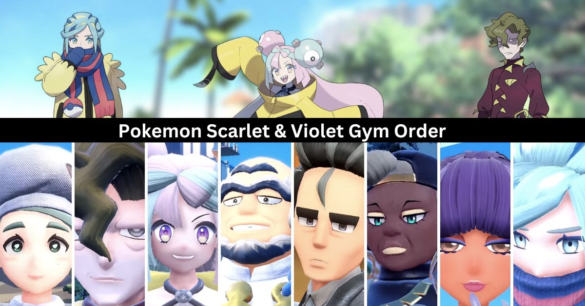 Pokemon Scarlet & Violet Gym Order