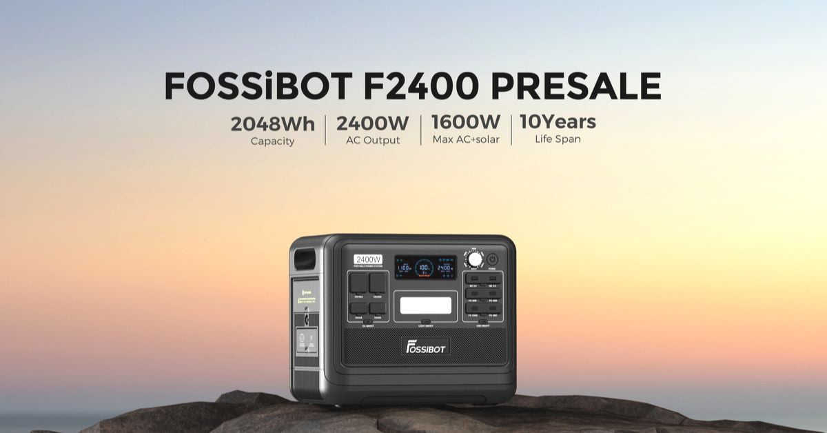 Fossibot F2400 Solar Generator