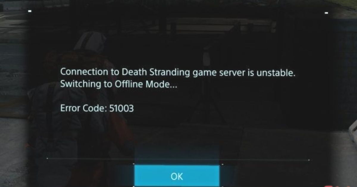 Death Stranding Server Crash