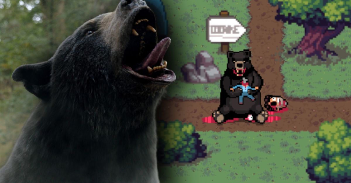 Cocaine Bear Gets an 8-bit Video Game That's Free to Play