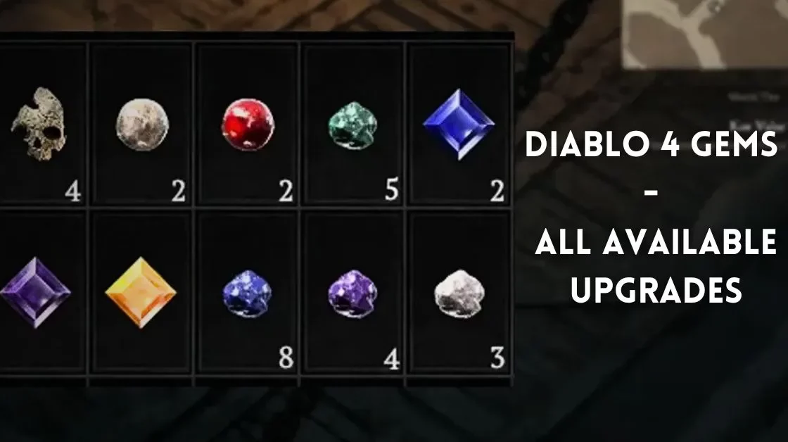 Diablo 4 Upgrading Gems